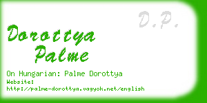 dorottya palme business card